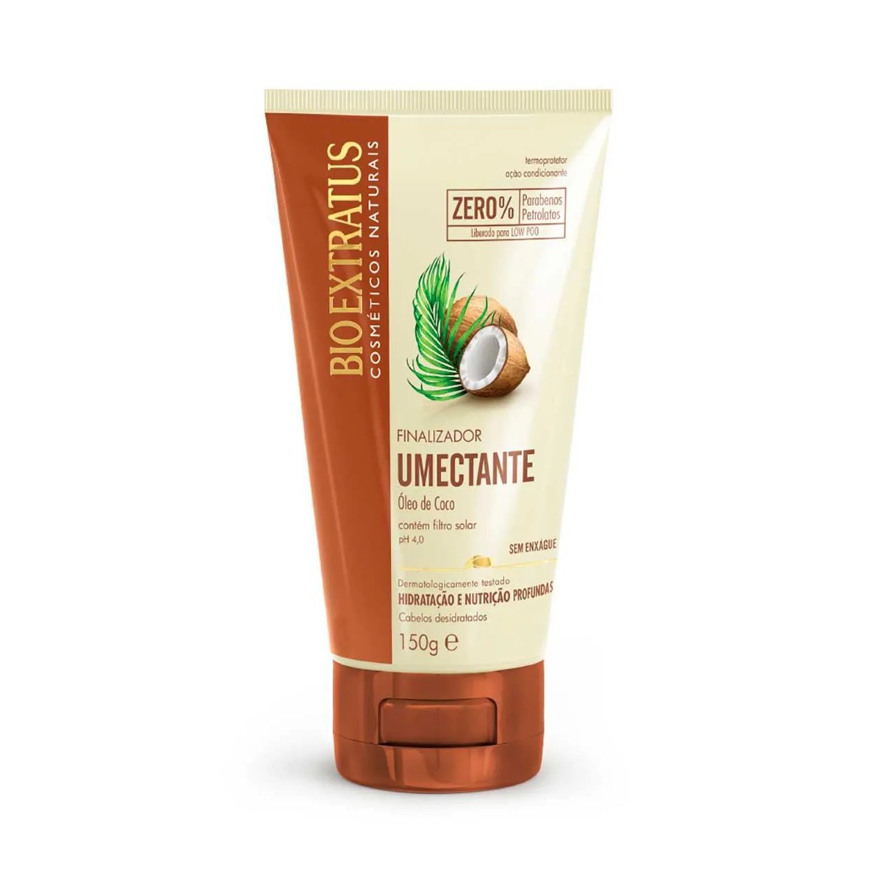 Finalizador de Cabelo Umectante Bio Extratus Óleo de Coco 150 g
