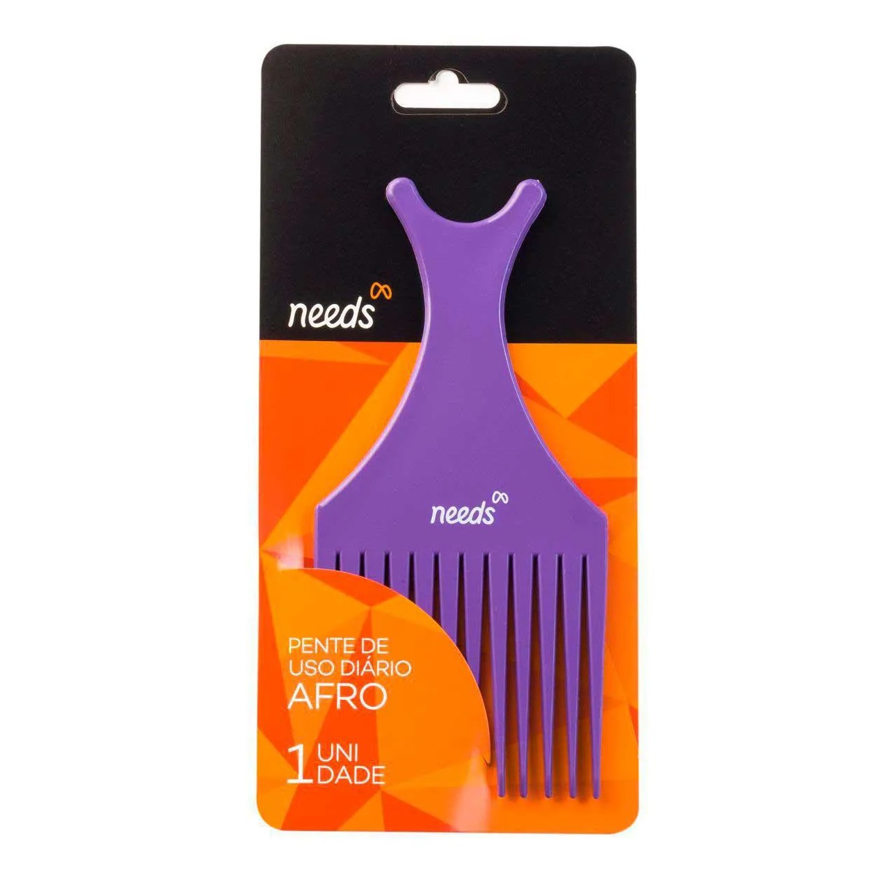 Pente de Cabelo Ricca Cabo com Suporte de Borracha
