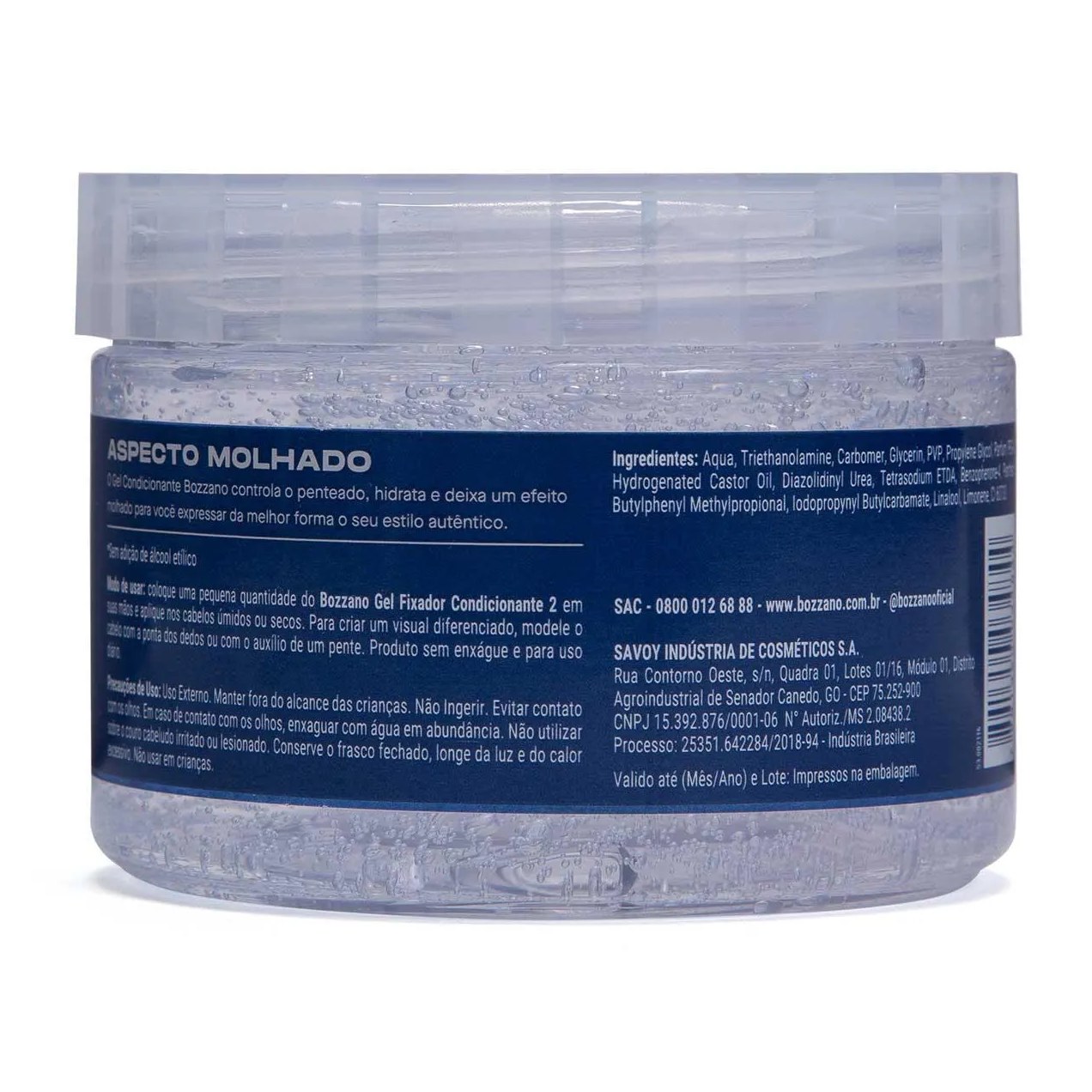 Gel Fixador Condicionante Bozzano Aspecto Molhado 300g