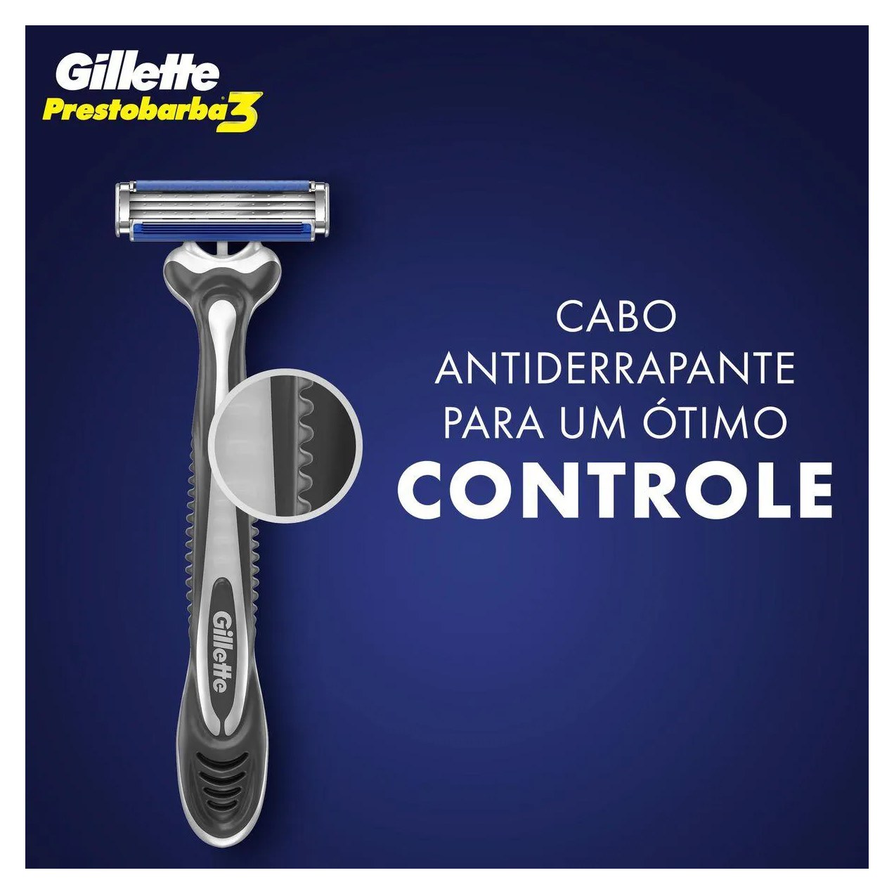 Barbeador Gillette Prestobarba 3 Comfortgel 2 unidades