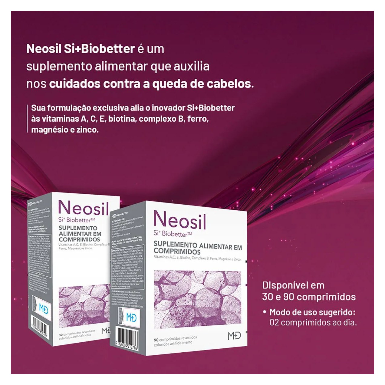 Neosil 50mg Suplemento Alimentar - 90 Comprimidos