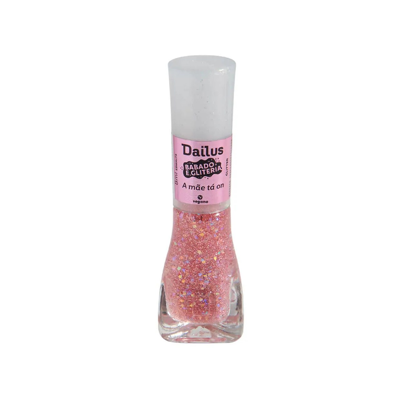 Esmalte Dailus Babado e Gliteria 8ml - A Mãe Tá On