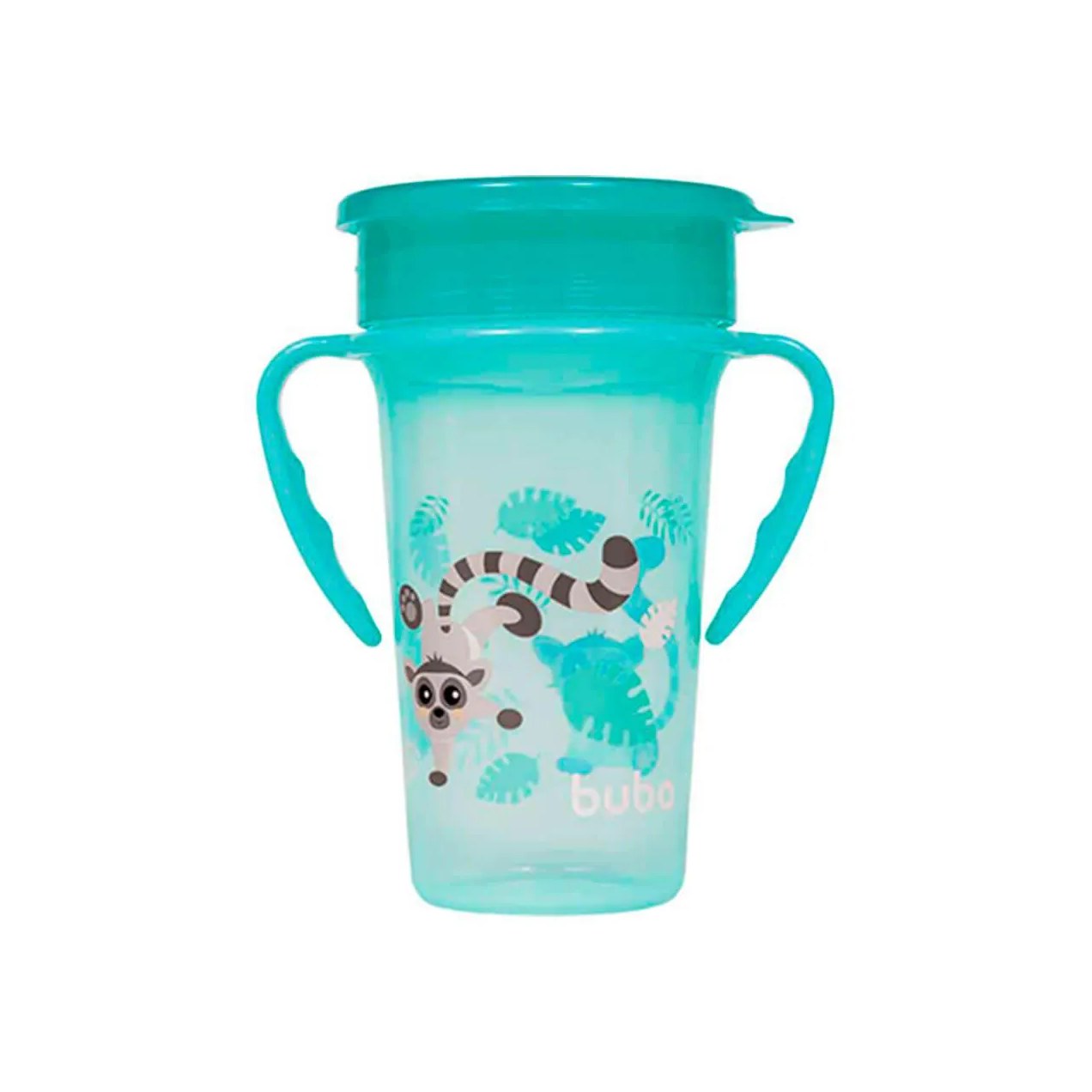 Copo de Treinamento Buba 360° com Alça Lemori Azul 300ml - 1 unidade
