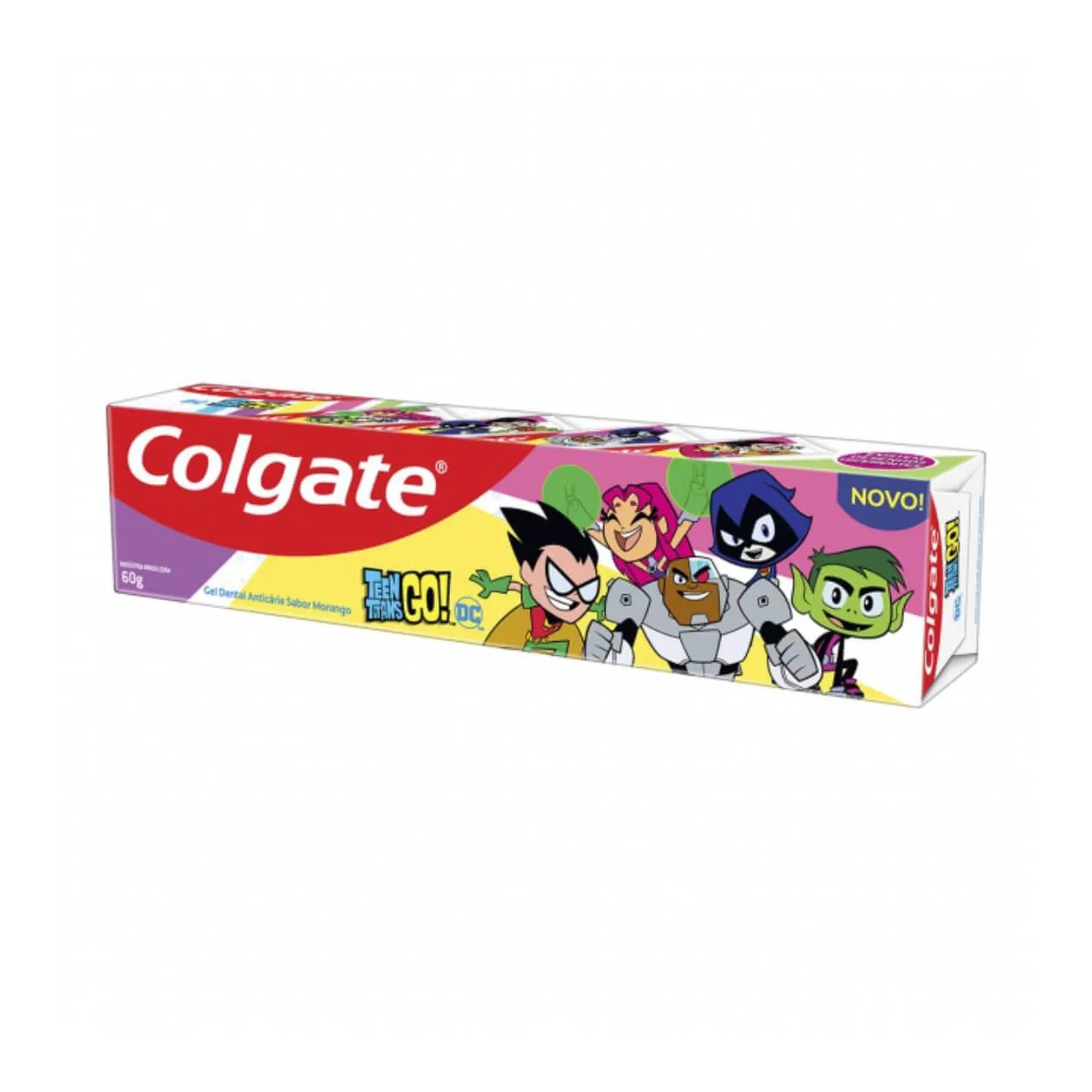 Gel Dental Colgate Teen Titans Go! Morango com 60g
