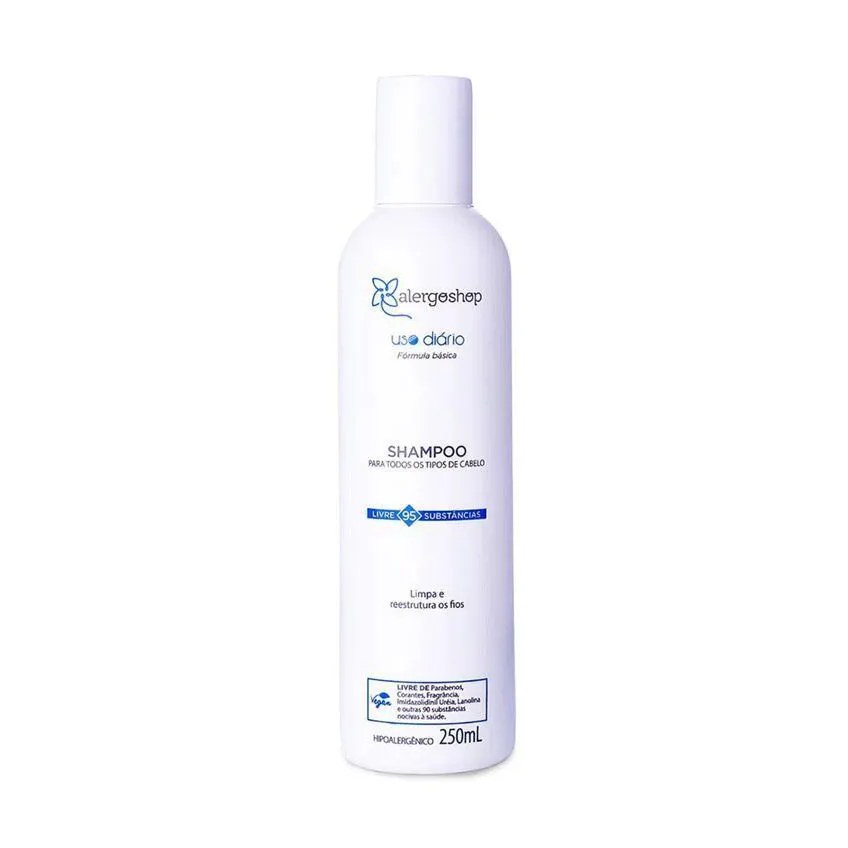 Shampoo Hipoalergênico Alergoshop Uso Diário 250ml