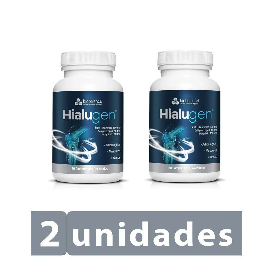Kit 2 hialugen 60 comprimidos
