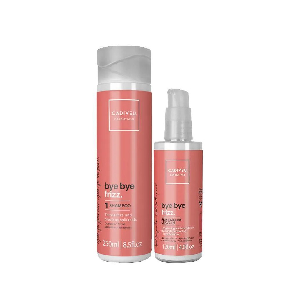 Kit Cadiveu Essentials Bye Bye Frizz - Shampoo E Leave-in