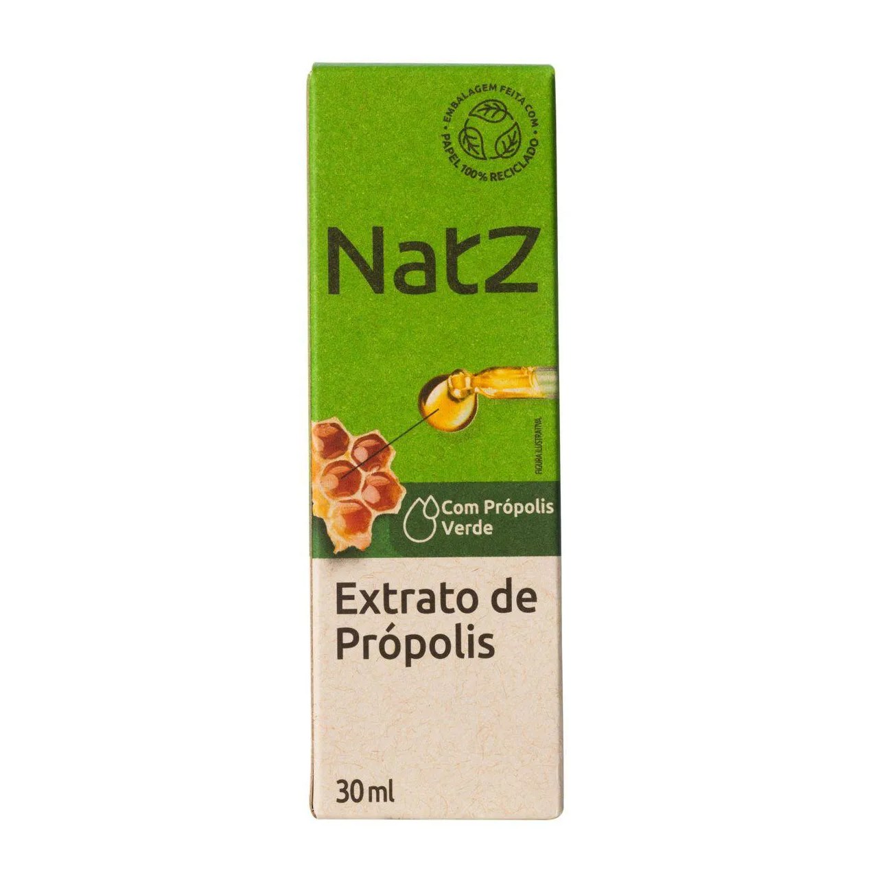 Extrato de Própolis Verde Natz Com Álcool 30ml