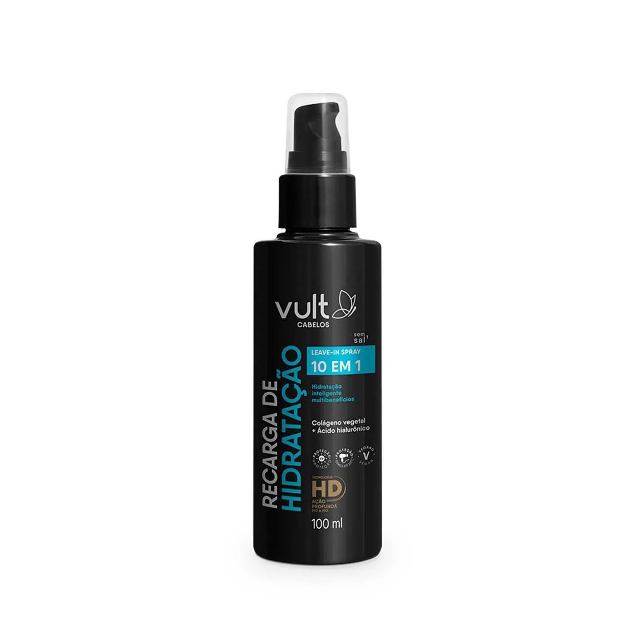 Spray Leave-in Vult Cabelos Recarga de Hidratação 10 em 1 100ml