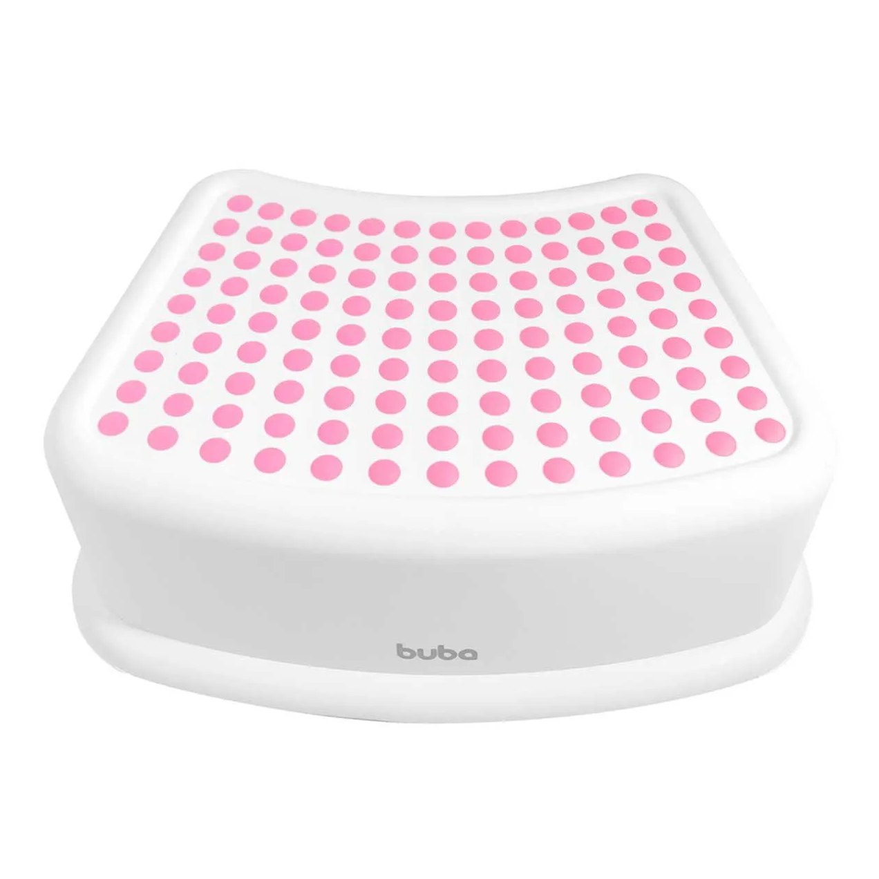 Degrau Infantil Antiderrapante Buba Baby Rosa 1 unidade