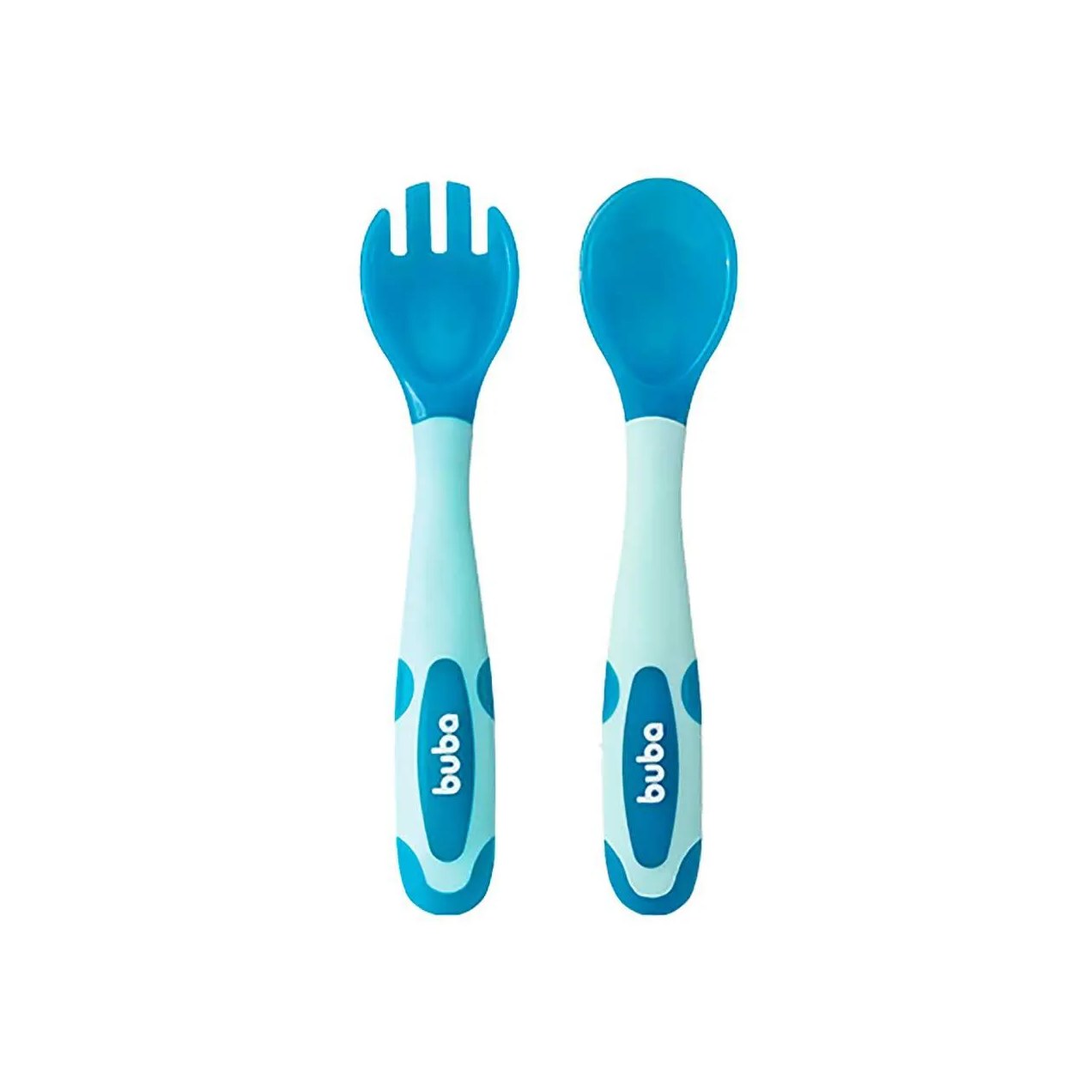 Kit Talher Flexível Buba Baby Termossensível Azul com 1 unidade