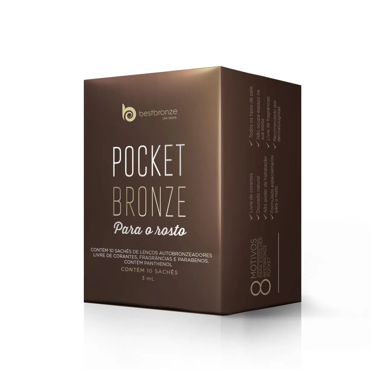 Pocket bronze caixa com 10un