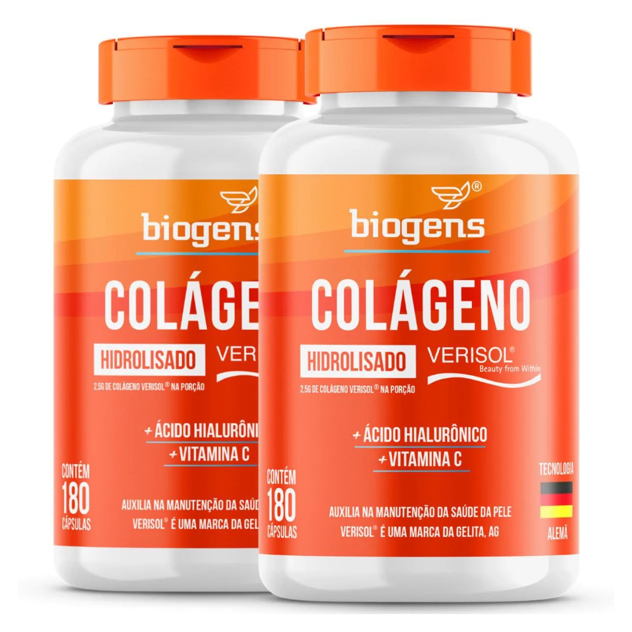 Biogens kit 2x colageno verisol 180 caps