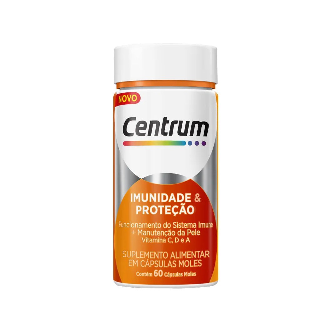 Centrum Multivitaminico Imunidade E Protecao Com Vitaminas C E Zinco 60 Caps