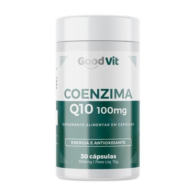 Suplemento alimentar Coenzima Q10 Good Vit 100mg 30 cápsulas