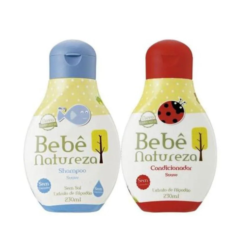 Kit Shampoo + Condicionador Suave 230ml - Bebê Natureza