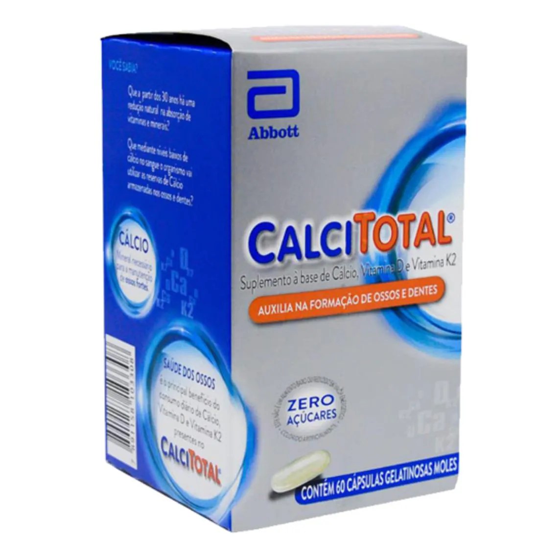 Calcitotal com 60cáps Gelatinosas - Abbott
