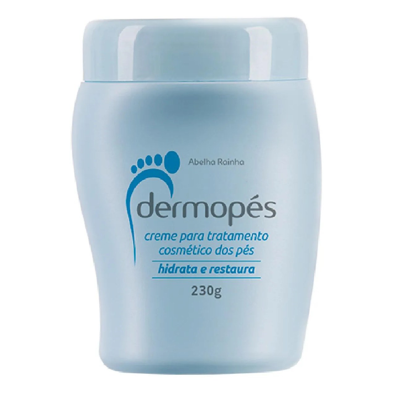 Creme para Tratamento dos Pés Hidrata e Restaura Dermopés Abelha Rainha 230g