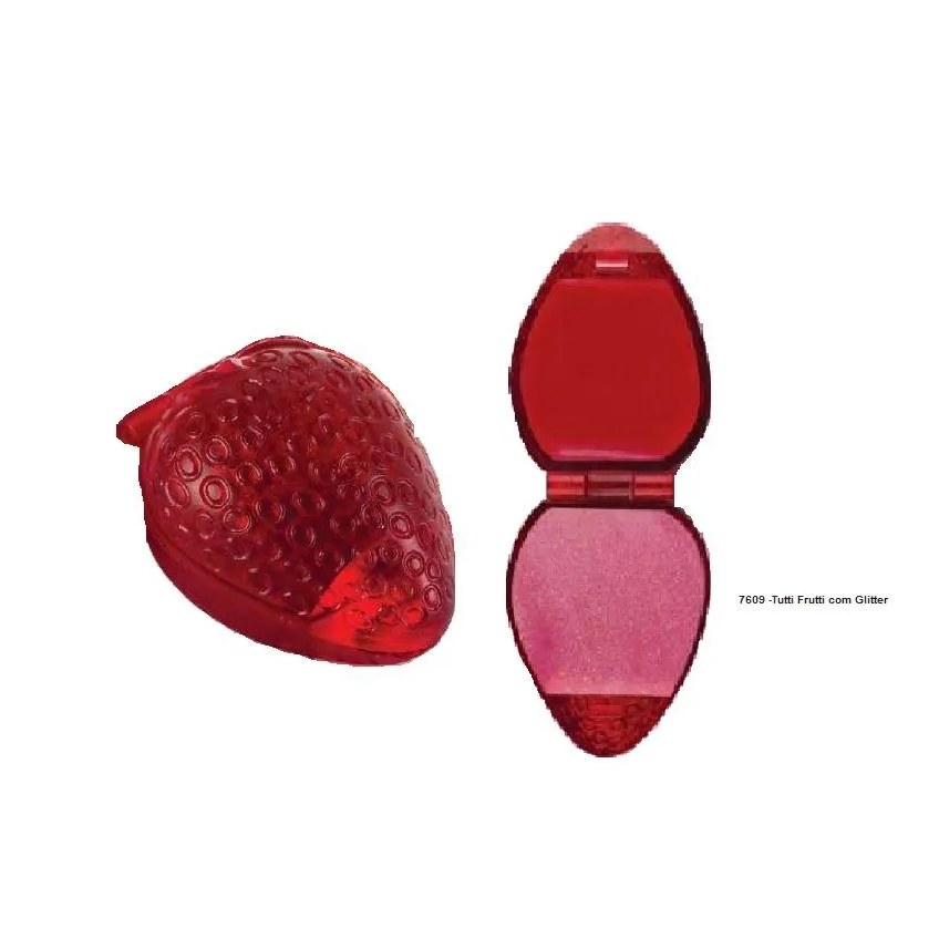 Brilho Labial Moranguinho Doce Infância Tutti Frutti com Glitter Abelha Rainha 14g