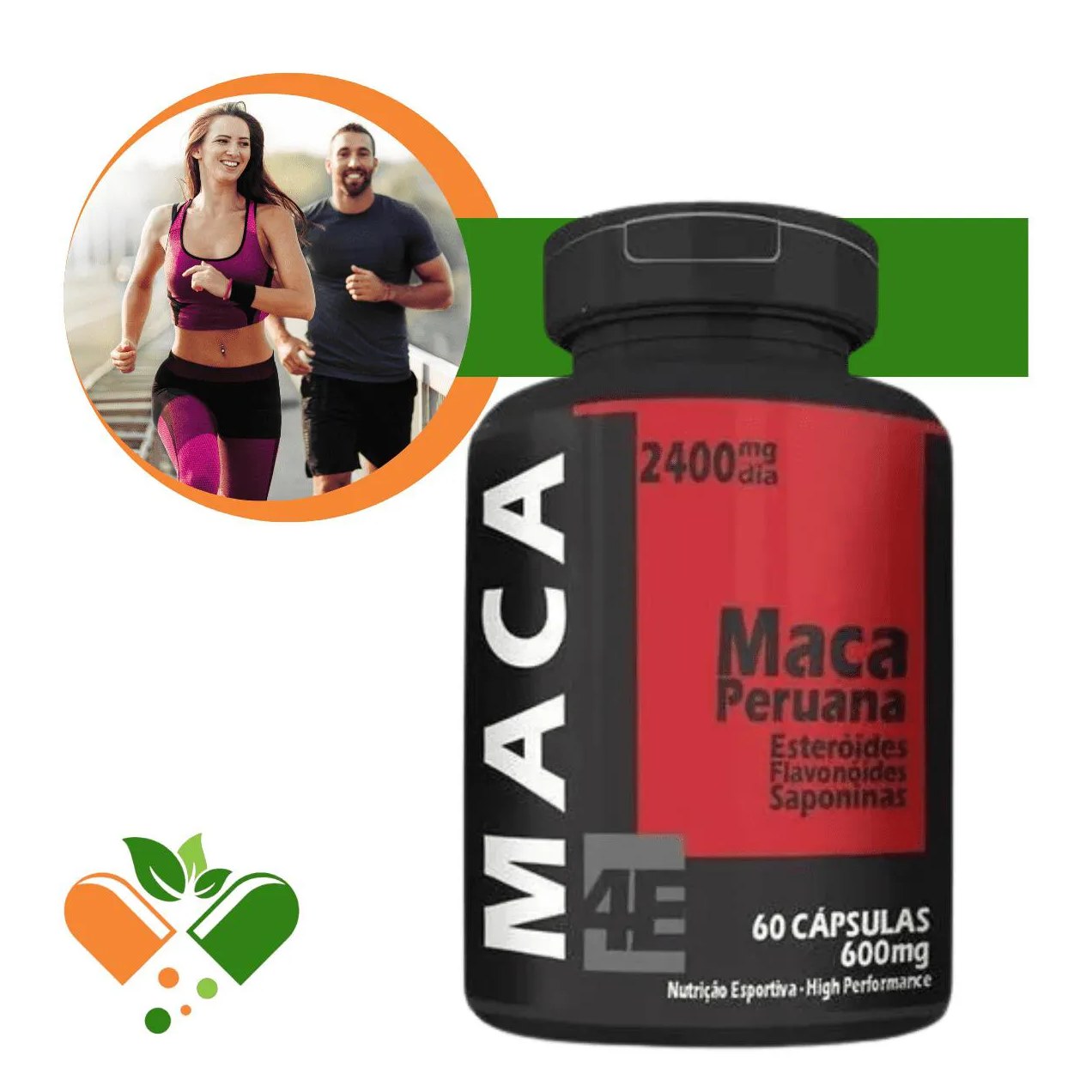 Maca Peruana 600mg 60 cápsulas
