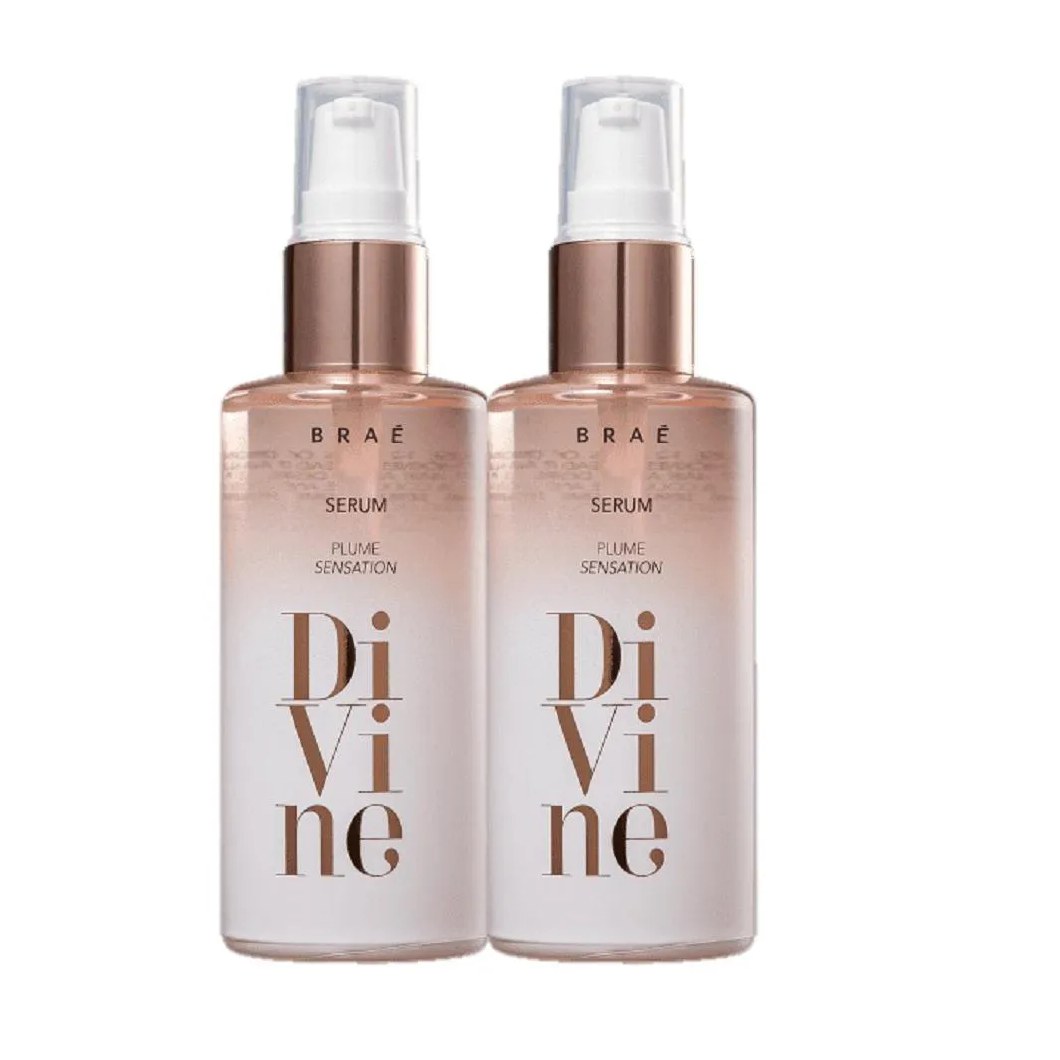 Braé Divine Plume Serum Reparador 60ml (2 Unidades)