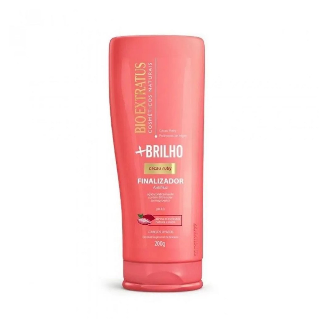 Finalizador Bio Extratus Mais Brilho Cacau Ruby 200g