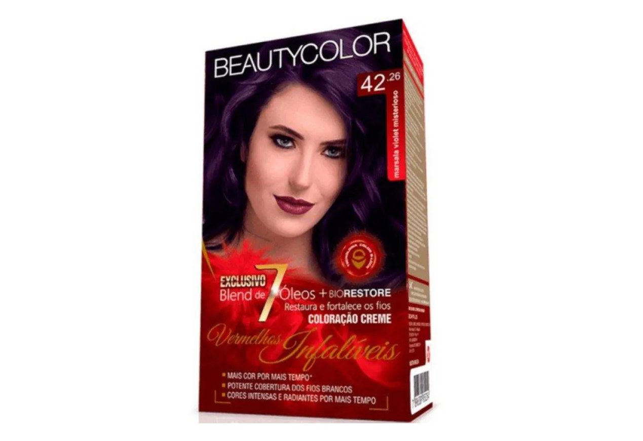 Tintura Beauty Color 86.44 Ruivo Cobre Natural