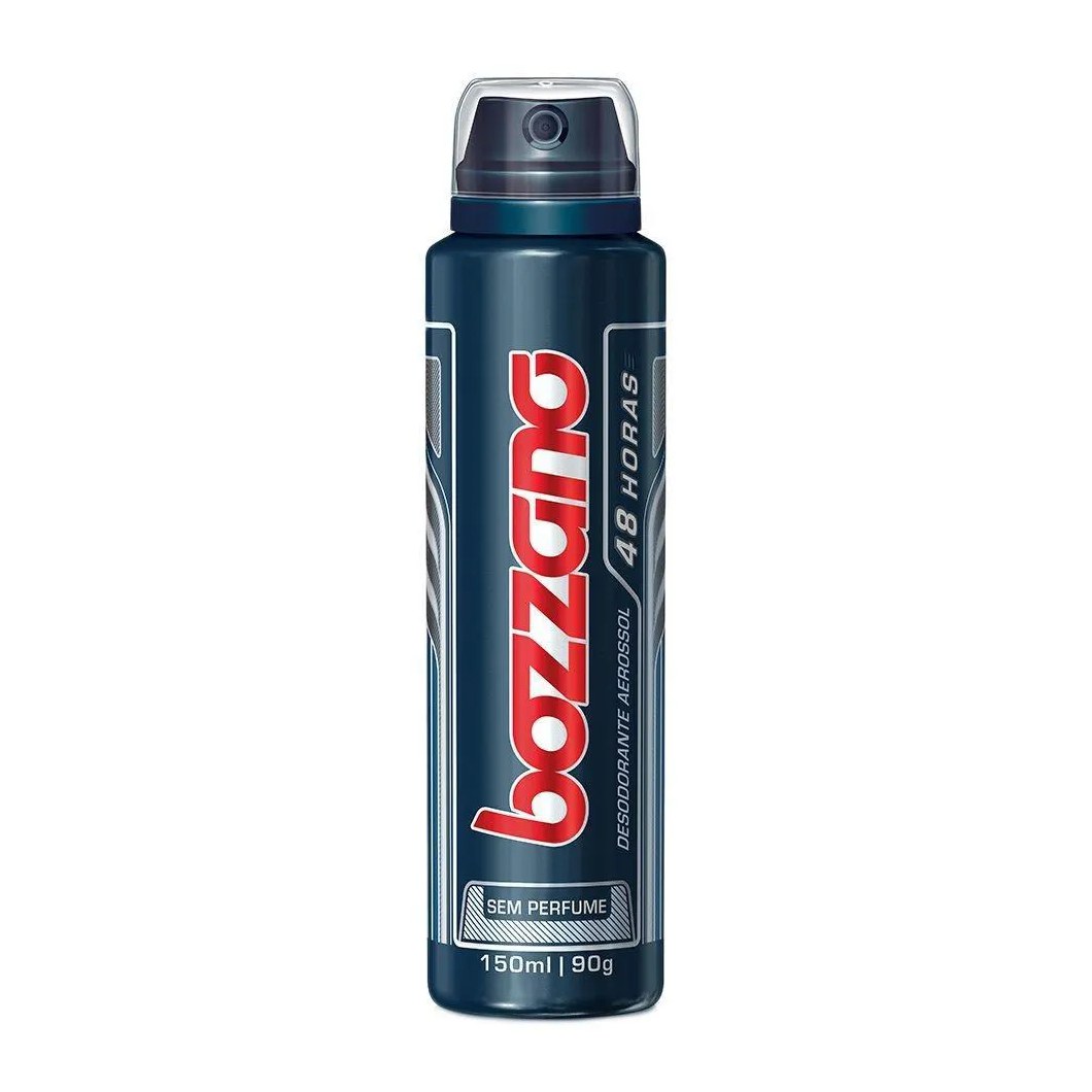 Desodorante Antitranspirante Aerosol Bozzano Sensitive Masculino sem Perfume 48h 150ml