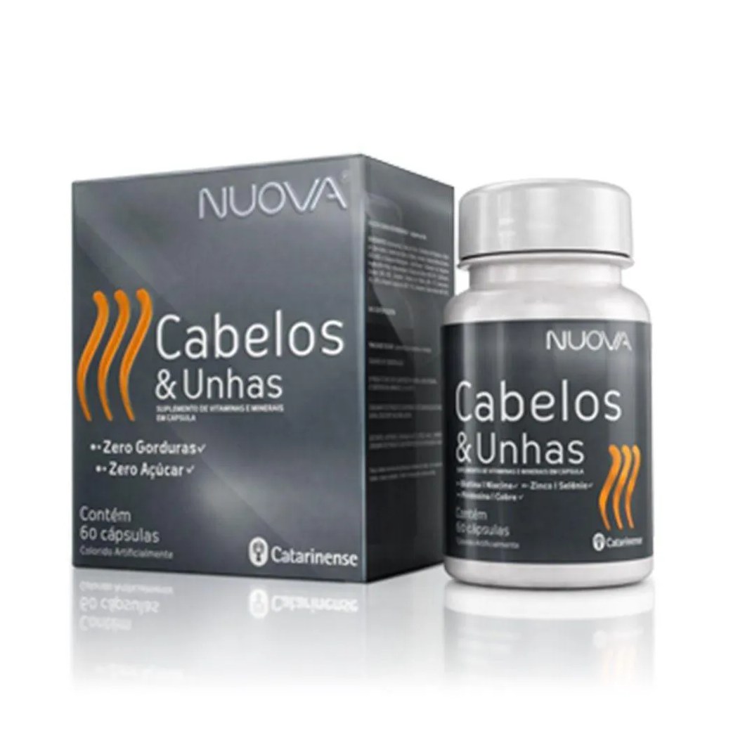 Nuova Cabelos e Unha 60 cápsulas Catarinense