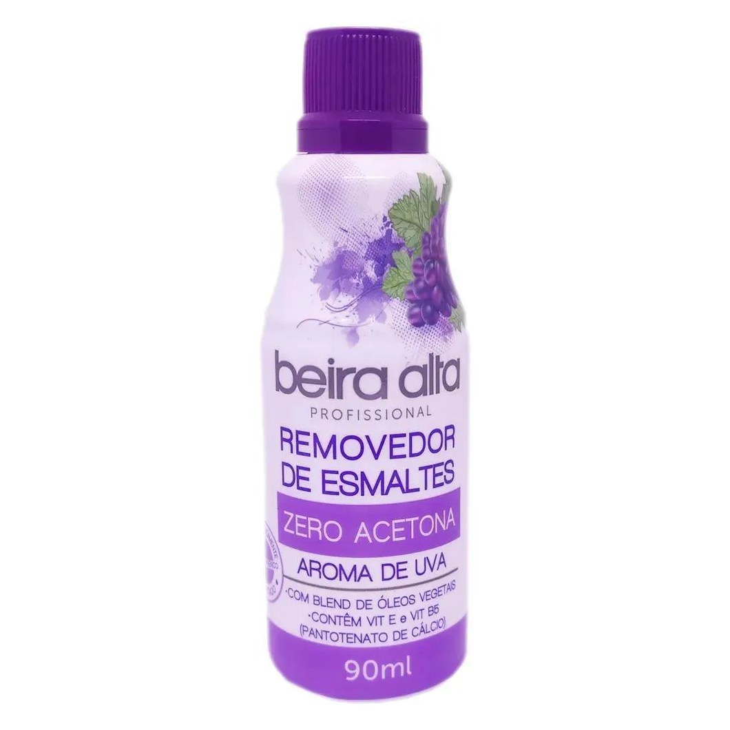 Removedor de Esmaltes Zero Acetona Beira Alta 90ml