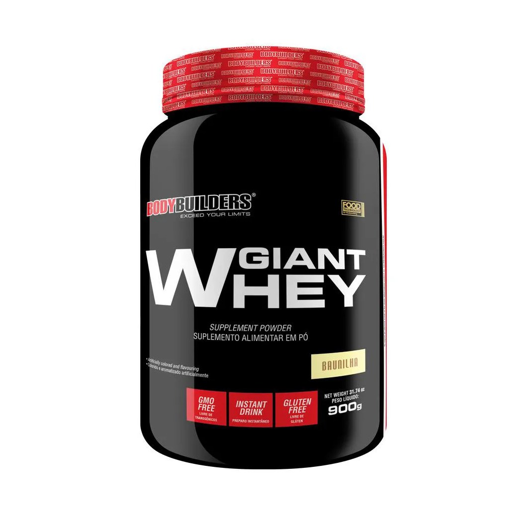 Giant Whey 900g - Bodybuilders Sabor: Baunilha