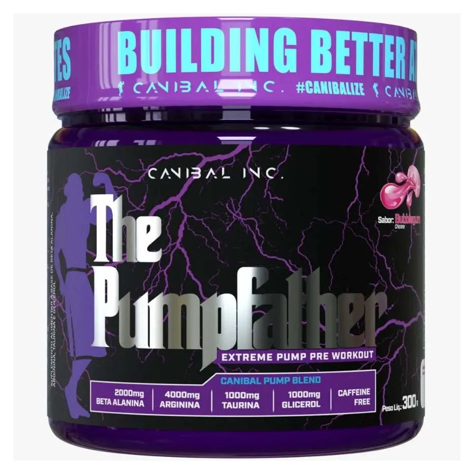Pré Treino Canibal Inc The Pumpfather Chiclete 300g