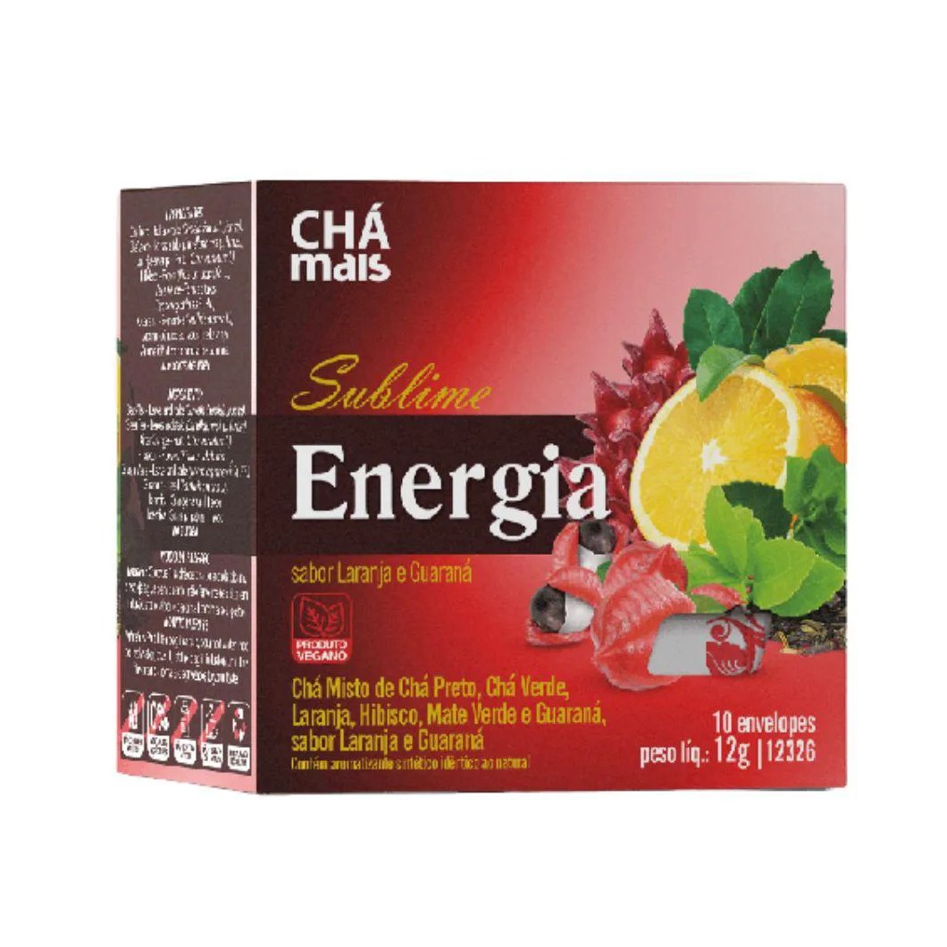 Chá Misto Sublime Energia 10 Sachês - Chá Mais