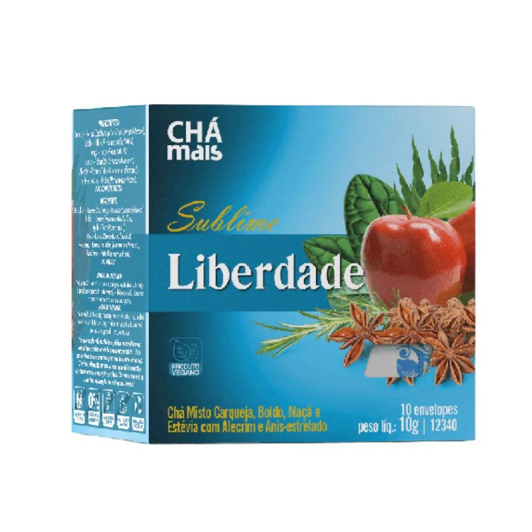 Chá Misto Sublime Liberdade 10 Sachês - Chá Mais