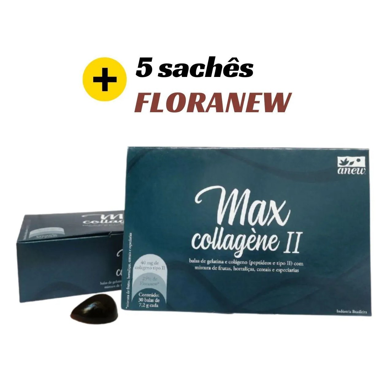 MAX COLLAGèNE TIPO 2 ANEW + 5 SACHêS DE FLORANEW