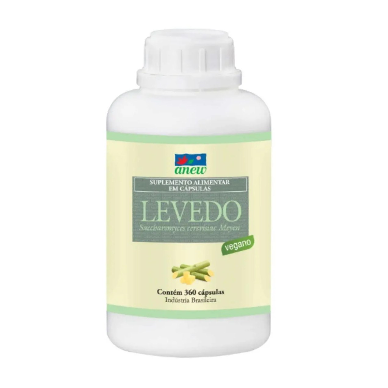 Levedo Anew Vegano 360 cápsulas 360mg