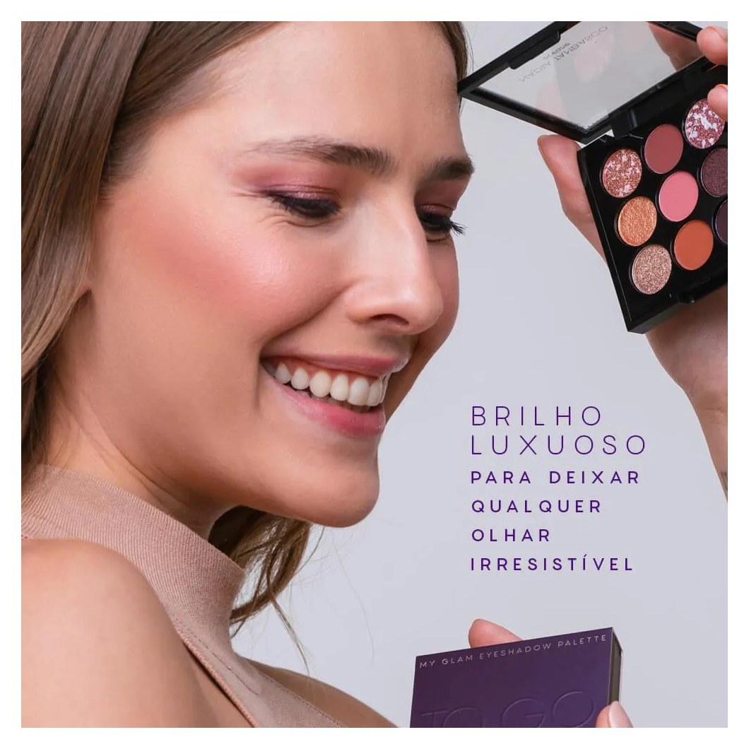Paleta de Sombras Nádia Tambasco By Océane - To Go My Glam 7.2g