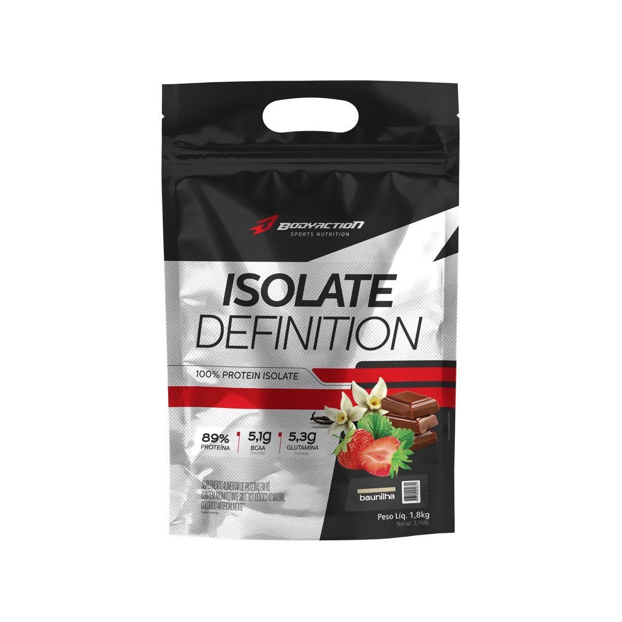 Whey Isolate Definition - 1800G Refil Baunilha - Bodyaction