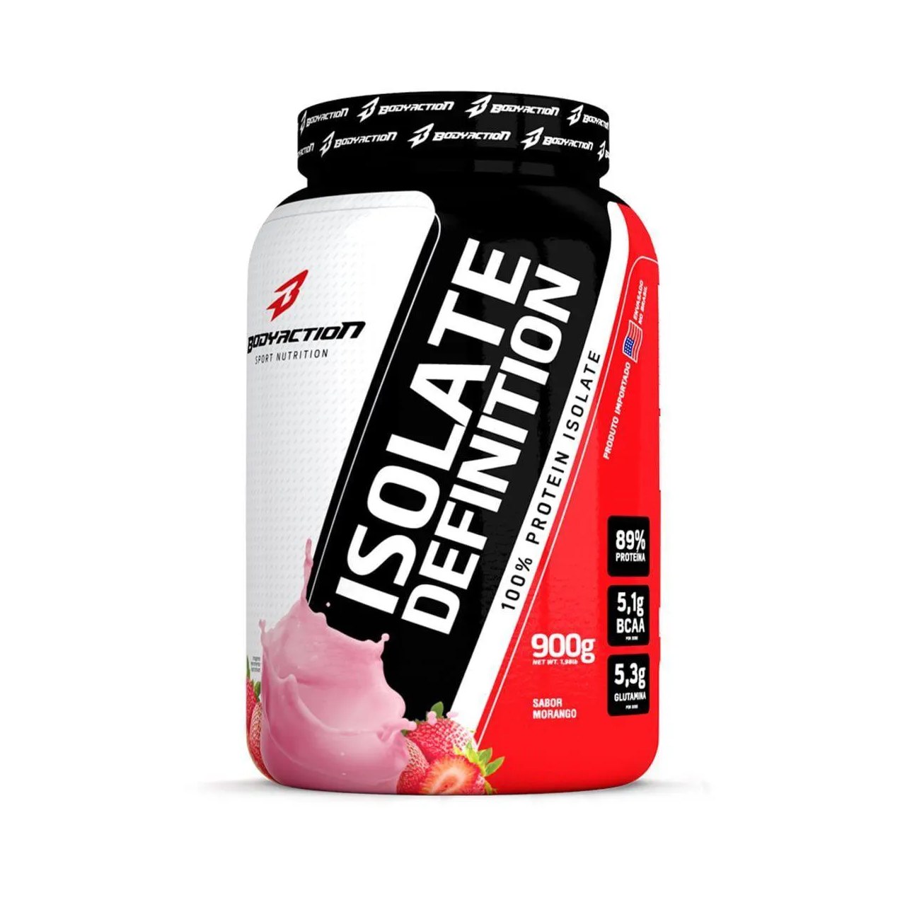 Whey Isolate Definition - 900G Morango - Bodyaction