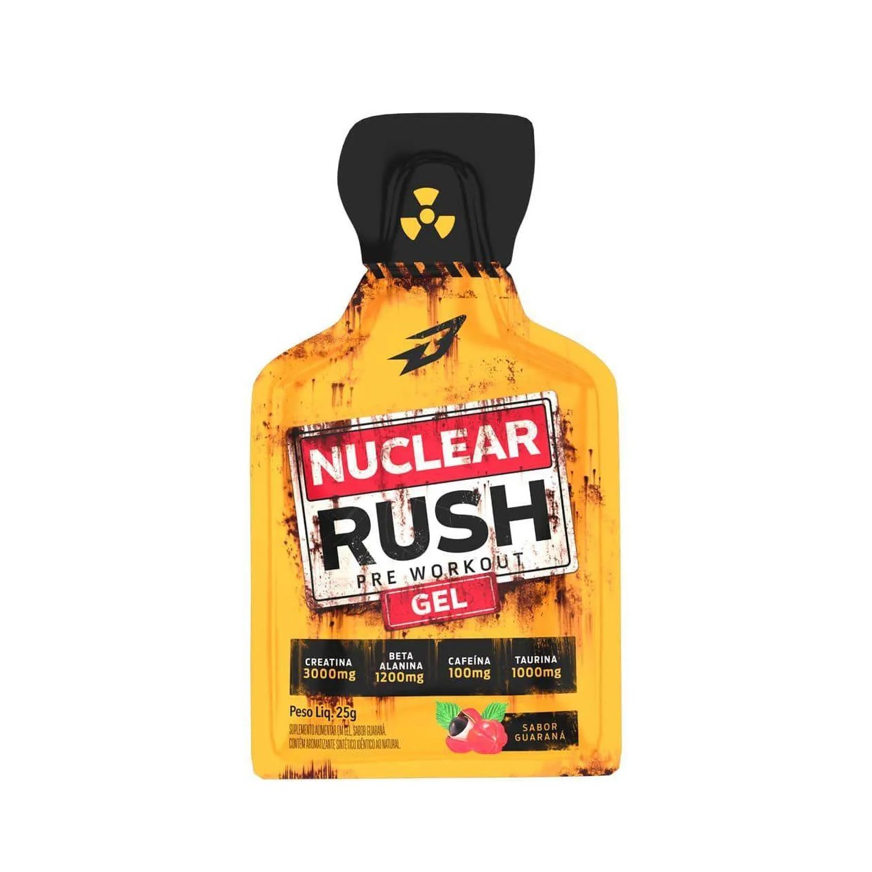Pré-Treino em Gel Body Action Nuclear Rush Guaraná Sachê 25g
