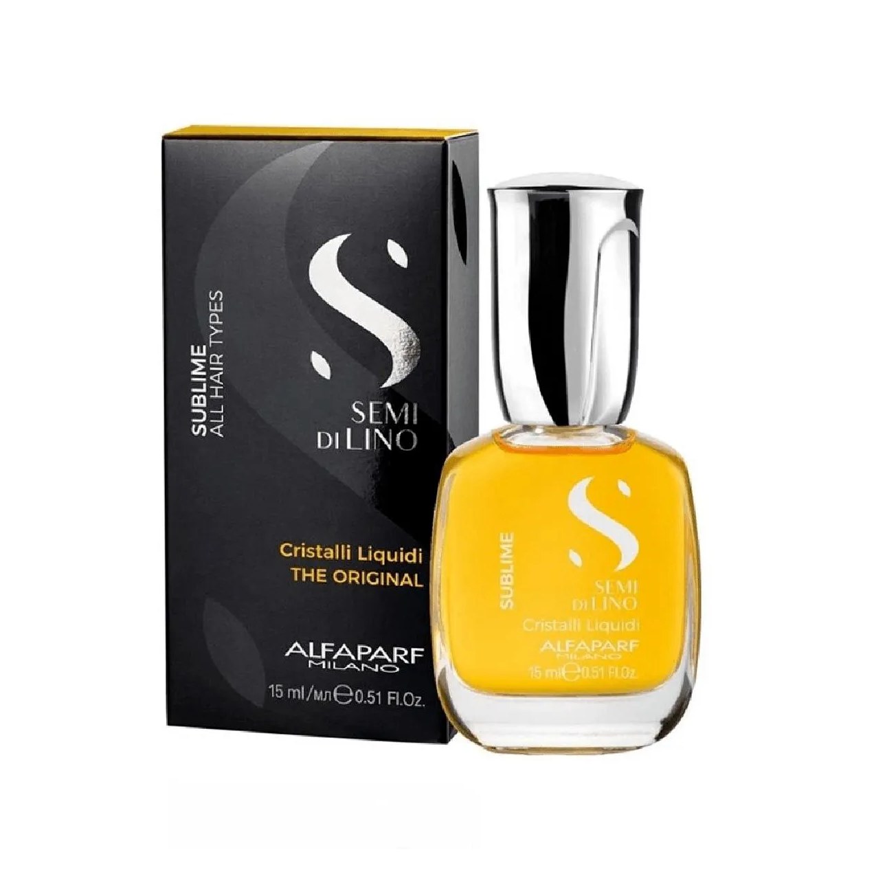 Alfaparf Semi Di Lino Sublime Cristalli Liquidi - Óleo Capilar 15ml