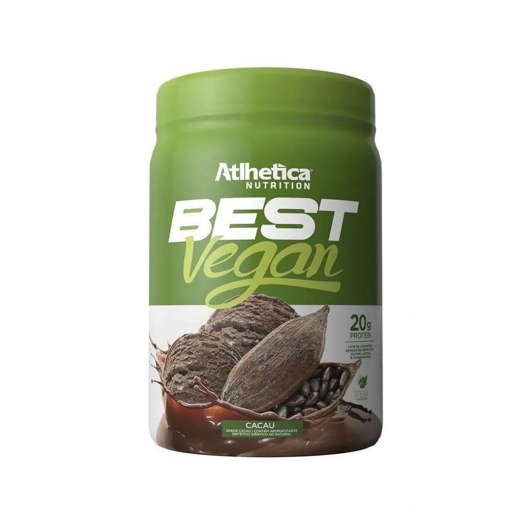 Proteína em Pó Athletica Nutrition Best Vegan Cacau 500g