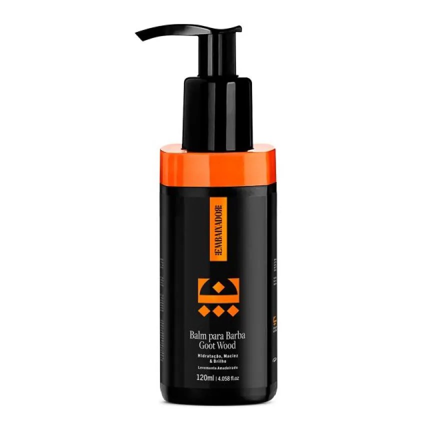 Kit Barba Goot Wood - Óleo + Balm + Shampoo Barba Embaixador 200ml