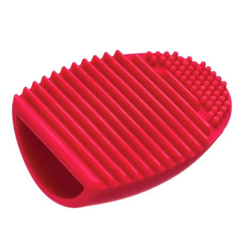 Esponja de Silicone para Limpeza de Pincéis Belliz Vermelho