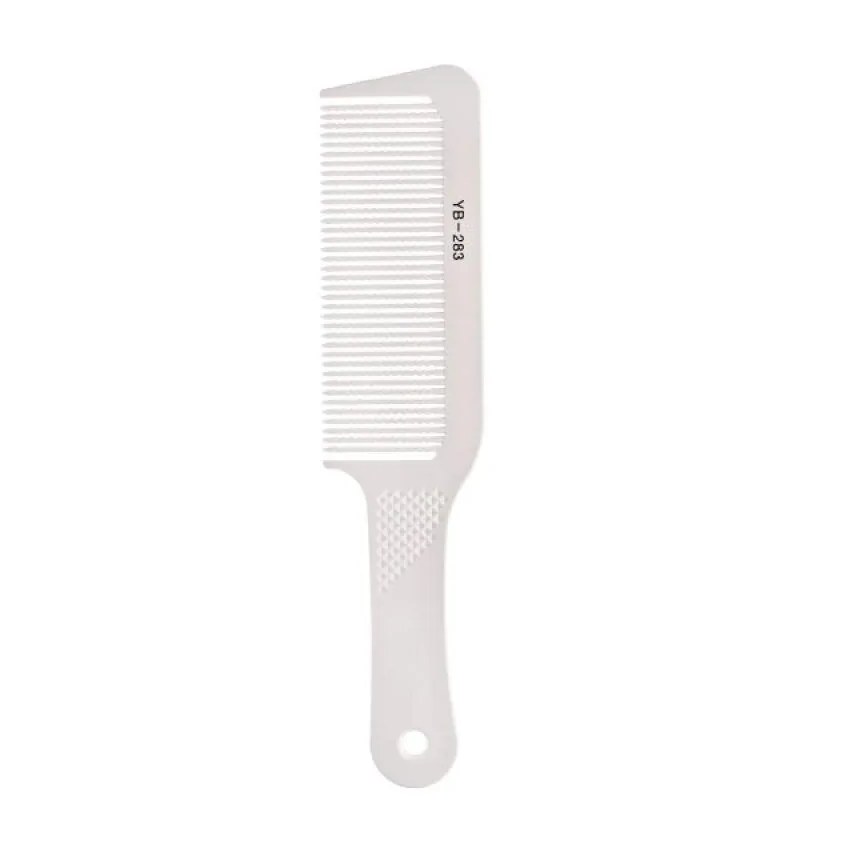 Pente de Corte Clipper Comb com Guia Yb-283 Umi Branco
