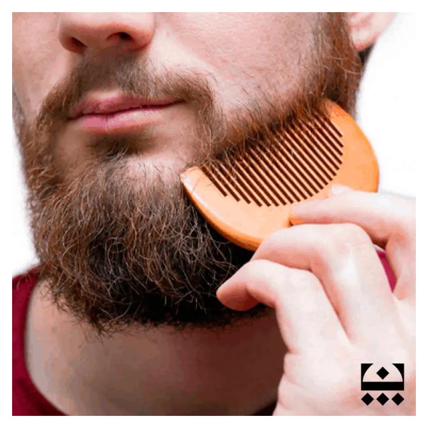 Pente de Madeira para Barba E Bigode Embaixador Marrom