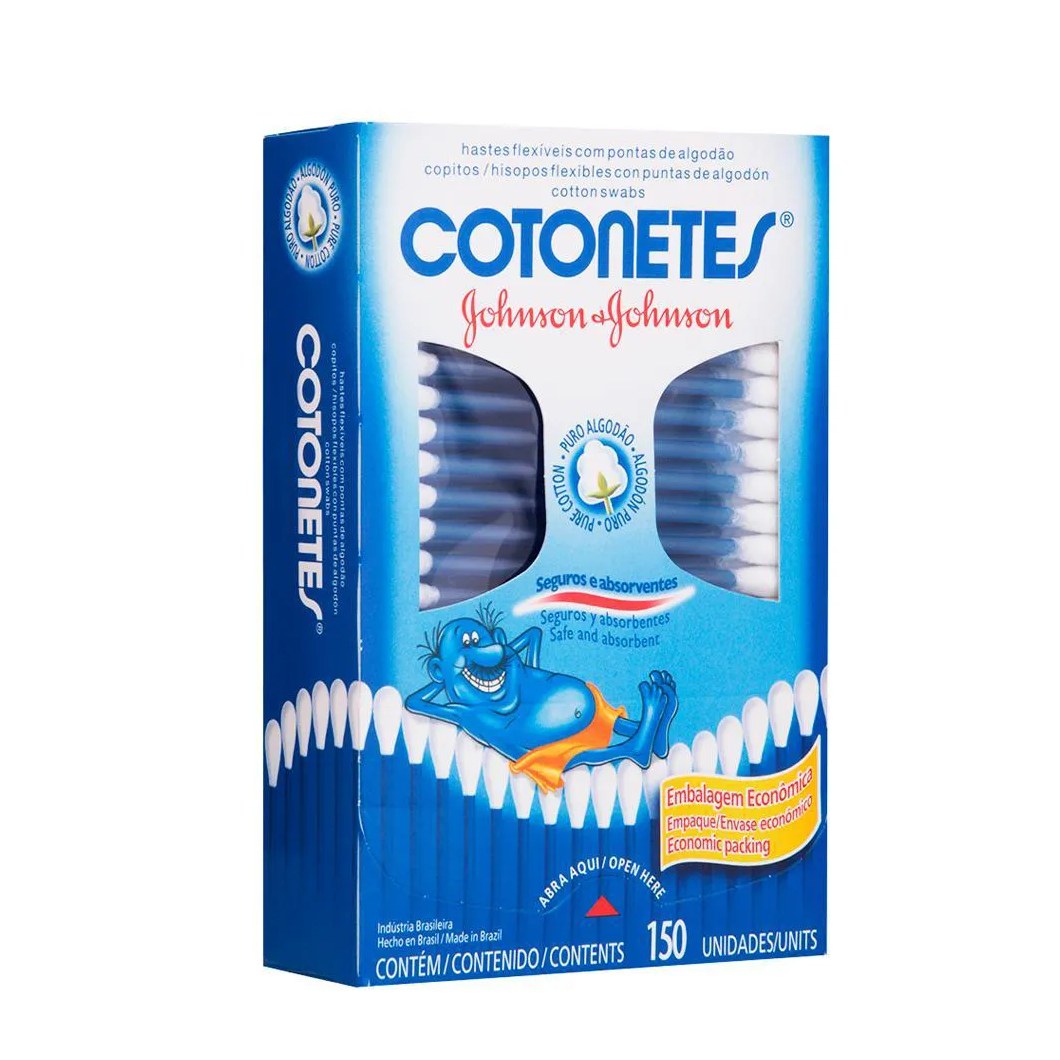 30  Caixas de Hastes Flexíveis Cotones com 150 Unidadades Cada