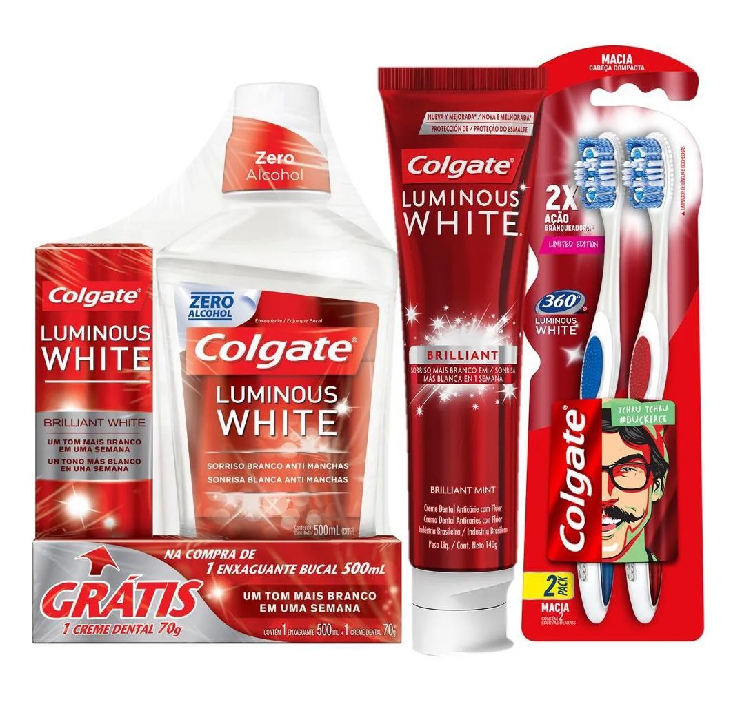KIT COLGATE BRANQUEAMENTO COMPLETO