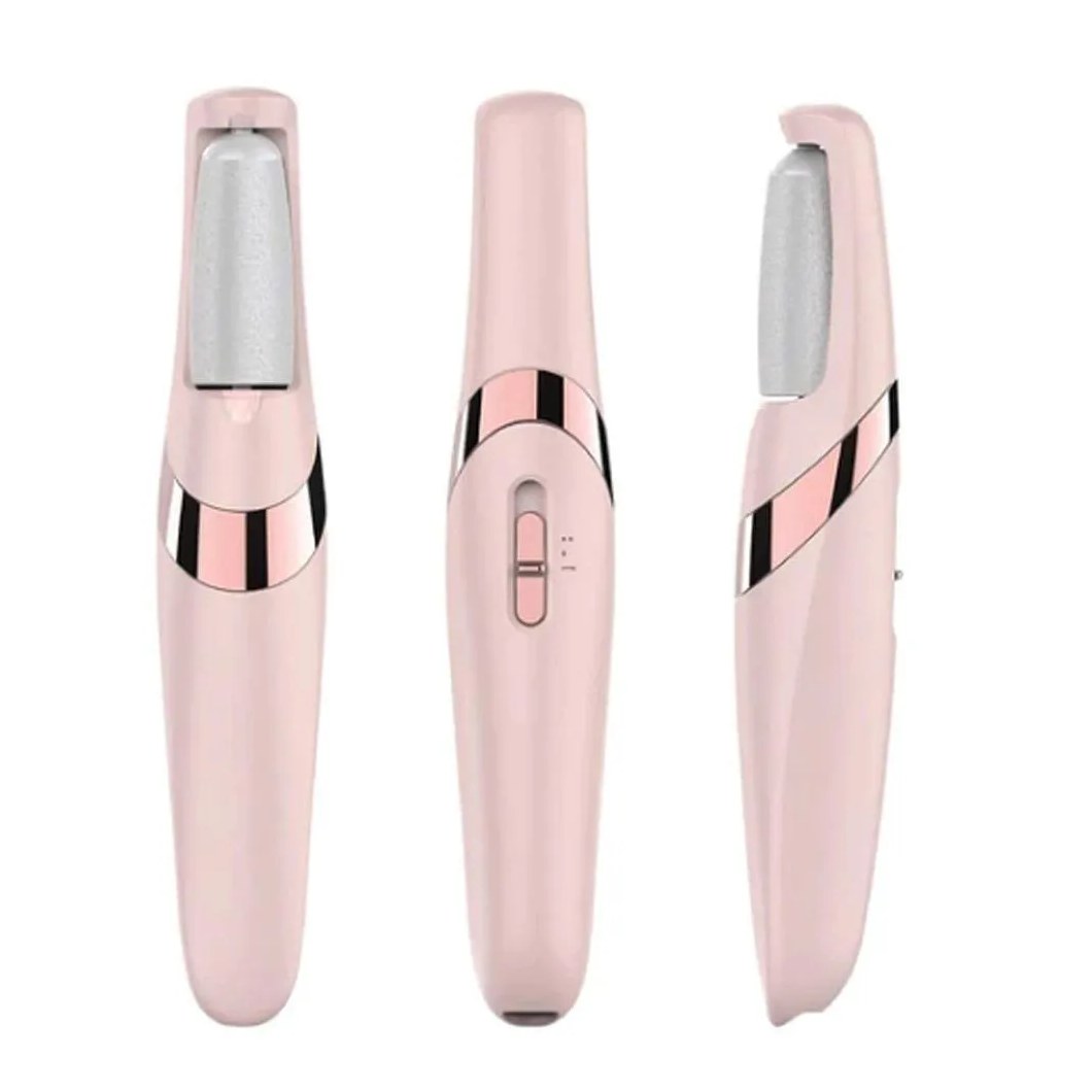 Removedor de Calos Portátil Lixa Elétrica Esfoliador Para os Pés Recarregável Carregamento Usb Rosa