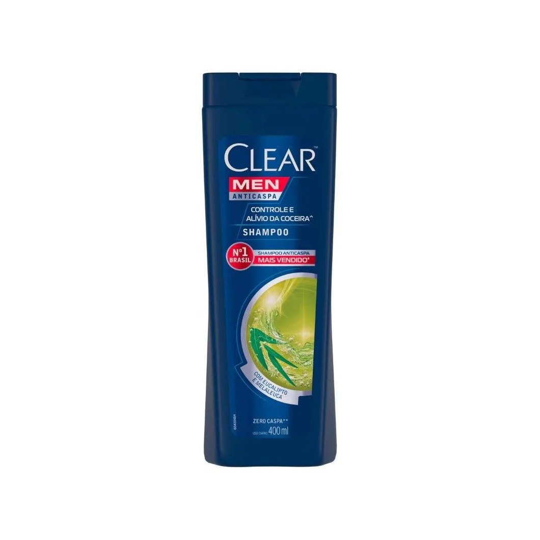 Shampoo Anticaspa Clear Men Anti Coceira 400ml